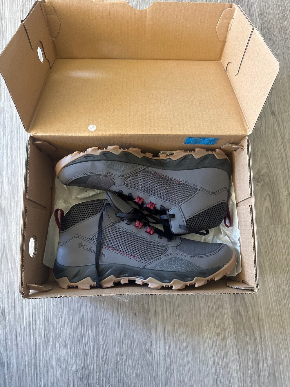 Columbia Ruby Canyon Men’s Hiking Boots Size 9 Gray Trail Outdoor Shoes